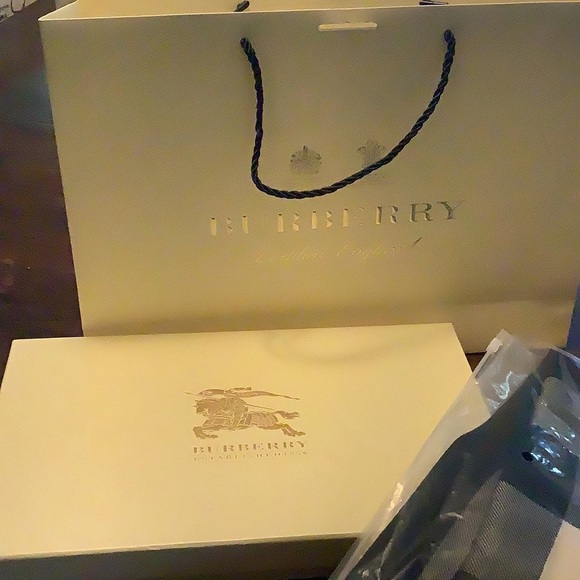 Burberry check scarf 100% Cashmere super soft. BNIB - Picture 4 of 8